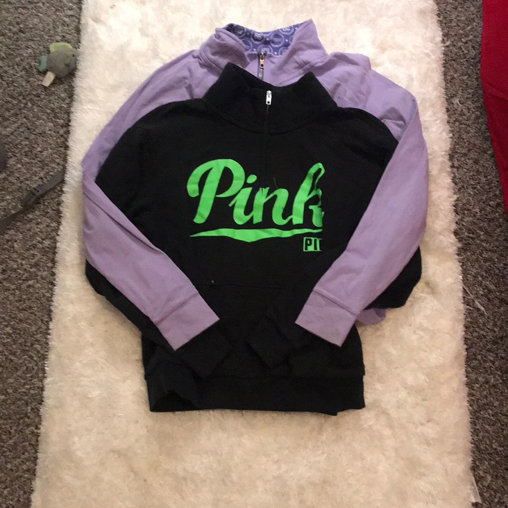 Two pink jackets sold as bundle